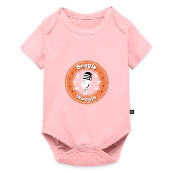 Boogie Woogie vintage microphone gift - Baby Premium short-sleeve bodysuit - rose - Front