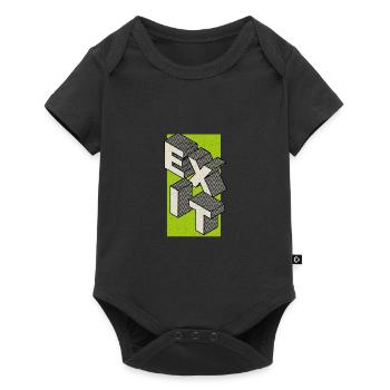 Sortir - prendre la sortie - en vert - Body à manches courtes Premium Bébé - noir - Devant