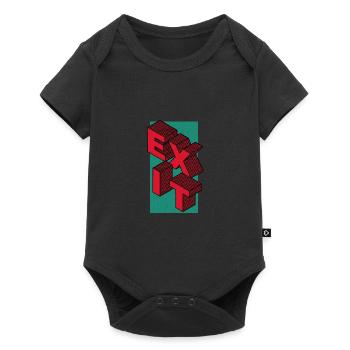 Exit - take the exit - in red - Baby Premium short-sleeve bodysuit - black - Front