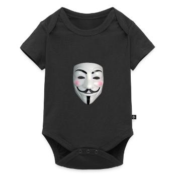 Anonyme - Body à manches courtes Premium Bébé - noir - Devant