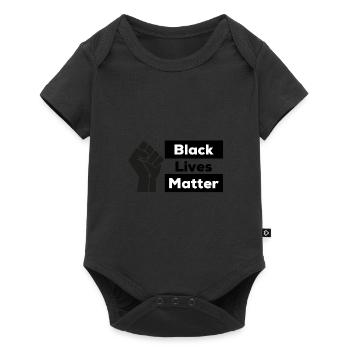 T shirt Black Lives Matter main gauche - Body à manches courtes Premium Bébé - noir - Devant