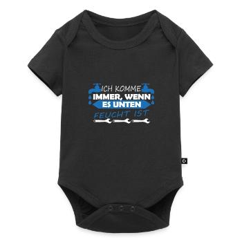 Sanitär Klempner Installateur Meister Lehrling - Baby Premium Kurzarmbody - Schwarz - Vorne