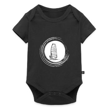 Planche à voile - Body à manches courtes Premium Bébé - noir - Devant