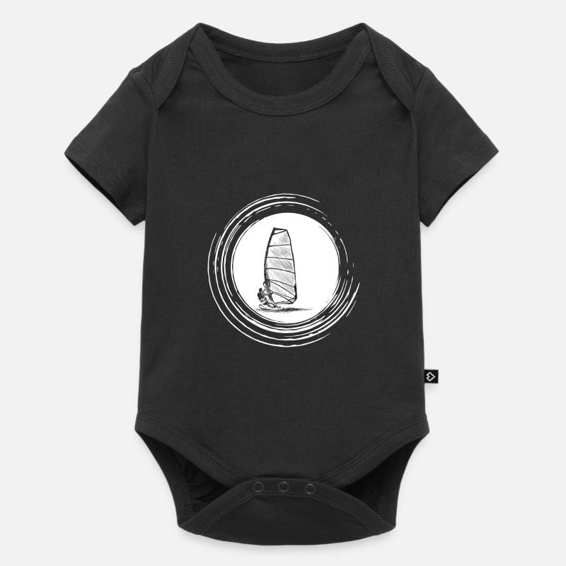 Planche à voile - Body à manches courtes Premium Bébé - noir