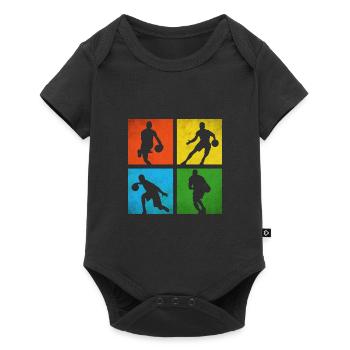 Basketteur - Body à manches courtes Premium Bébé - noir - Devant
