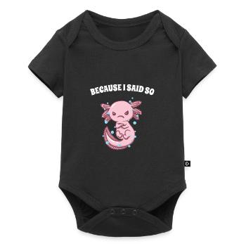Parce que je sarcastique parents si drôles maman papa - Body à manches courtes Premium Bébé - noir - Devant
