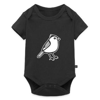 Oiseau - Body à manches courtes Premium Bébé - noir - Devant
