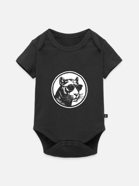 Panther - Baby Premium Kurzarmbody - Schwarz