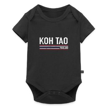 Koh Tao - Baby Premium short-sleeve bodysuit - black - Front