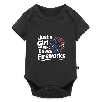 Pyrotechniker Feuerwerk Pyrotechnik - Baby Premium Kurzarmbody - Schwarz - Vorne