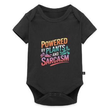 Végétarien Végétalien Végétarien Végétarien - Body à manches courtes Premium Bébé - noir - Devant