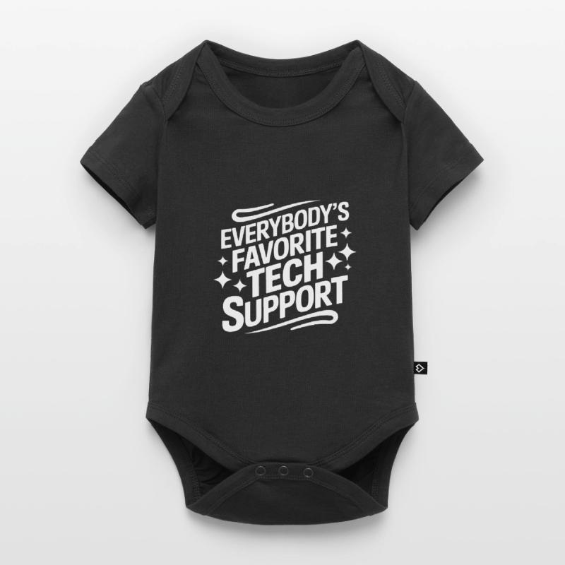 Support technique Informatique Body à manches courtes Premium Bébé
