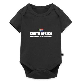 South Africa Only Survivors South Africa Rugby - Baby Premium short-sleeve bodysuit - black - Front