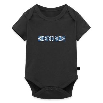 Scotland Rugby - Baby Premium short-sleeve bodysuit - black - Front