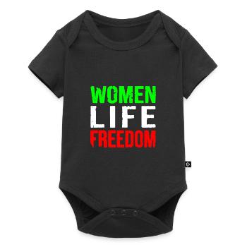 Women life freedom iran - Body à manches courtes Premium Bébé - noir - Devant