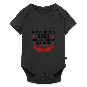 Grundschule Abschluss 2023 Grundschulabschluss Ges - Baby Premium Kurzarmbody - Schwarz - Vorne