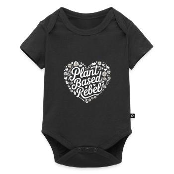 Végétarien Végétalien Végétarien Végétarien - Body à manches courtes Premium Bébé - noir - Devant