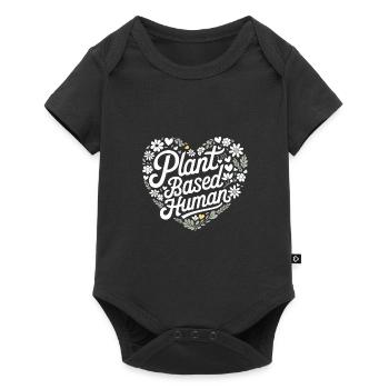 Végétarien Végétalien Végétarien Végétarien - Body à manches courtes Premium Bébé - noir - Devant