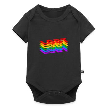 Les personnes LGBT - Body à manches courtes Premium Bébé - noir - Devant