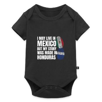 Basketball & Tacos Baseball Tacos Geschenk - Baby Premium Kurzarmbody - Schwarz - Vorne