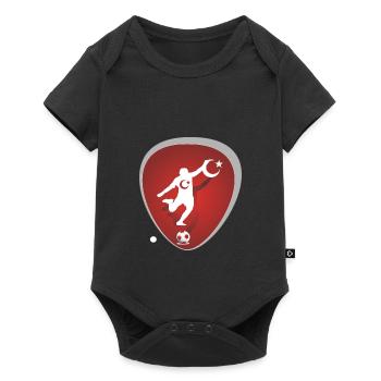 Soccer Turkey - Baby Premium short-sleeve bodysuit - black - Front
