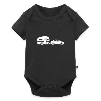 Caravane - Body à manches courtes Premium Bébé - noir - Devant