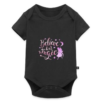 Pink Fairy Magic - Baby Premium short-sleeve bodysuit - black - Front
