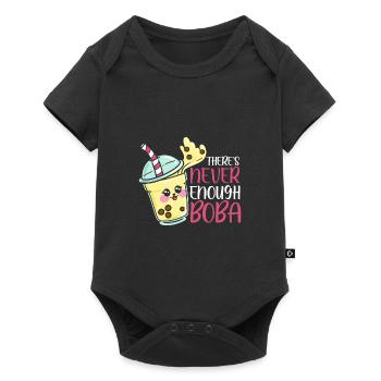 Bubble Tea Boba Tea Kawaii Gift - Baby Premium short-sleeve bodysuit - black - Front