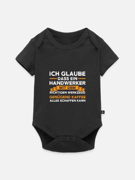 Handwerker Beruf Handwerk Geschenk - Baby Premium Kurzarmbody - Schwarz