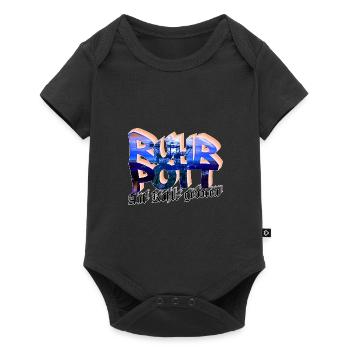 Ruhrpott - Auf Kohle geboren - Baby Premium Kurzarmbody - Schwarz - Vorne