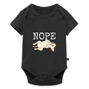 Chihuahua Nope - Body à manches courtes Premium Bébé - noir - Devant