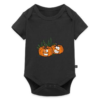 Thanksgiving Flirty Pumpkin Spice In The Woods - Baby Premium short-sleeve bodysuit - black - Front