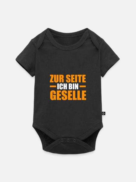 Geselle Prüfung Gesellenbrief Geschenk - Baby Premium Kurzarmbody - Schwarz