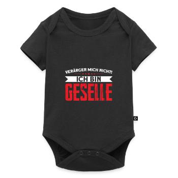 Geselle 2023 Geselle Geselle bestanden Geschenk - Baby Premium Kurzarmbody - Schwarz - Vorne