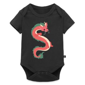 chinese dragon - Baby Premium short-sleeve bodysuit - black - Front