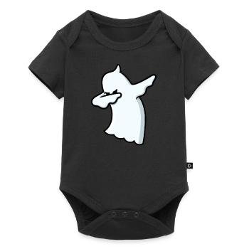 Dabbing Ghost - Baby Premium Kurzarmbody - Schwarz - Vorne
