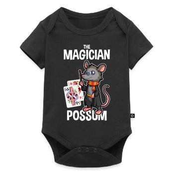 Opossum saying for animal lovers and possum - Baby Premium short-sleeve bodysuit - black - Front