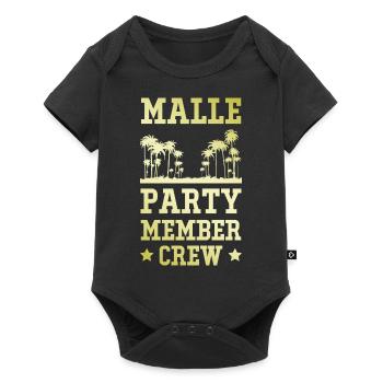 Équipage de Malle Party - Body à manches courtes Premium Bébé - noir - Devant