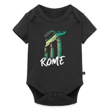 Rome, historic city - Baby Premium short-sleeve bodysuit - black - Front