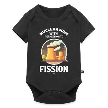 Kernenergie Spruch für Kernenergie - Baby Premium Kurzarmbody - Schwarz - Vorne