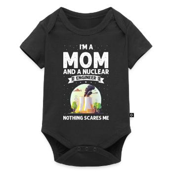 Kernenergie Spruch für Kernenergie - Baby Premium Kurzarmbody - Schwarz - Vorne