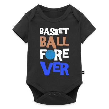 Le basketball pour toujours - Body à manches courtes Premium Bébé - noir - Devant