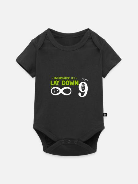 8 Unendliche Mathematik - Baby Premium Kurzarmbody - Schwarz