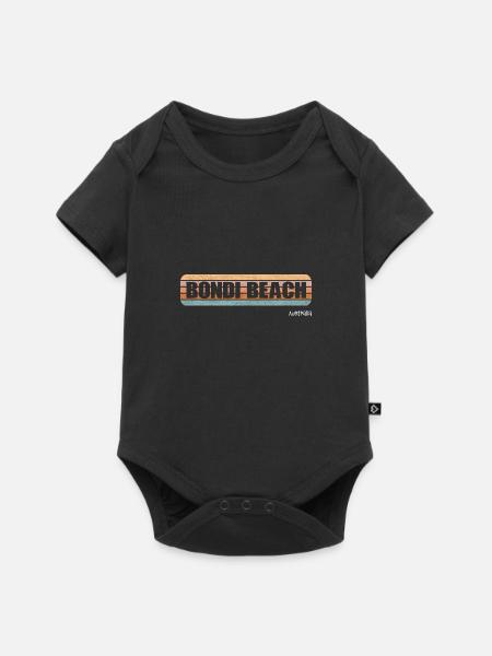 Bondi Beach Australia - Baby Premium short-sleeve bodysuit - black