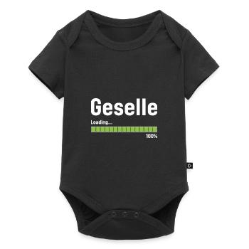 Geselle 2023 Prüfung Handwerker Geschenk - Baby Premium Kurzarmbody - Schwarz - Vorne