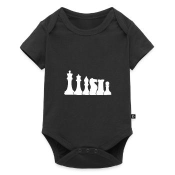 Échecs cadeau Sport d’échecs sport de pensée - Body à manches courtes Premium Bébé - noir - Devant