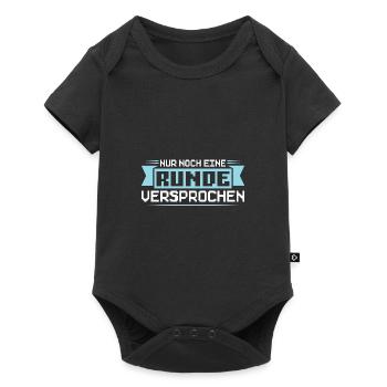 Gaming Zocken Gamer Geschenk - Baby Premium Kurzarmbody - Schwarz - Vorne