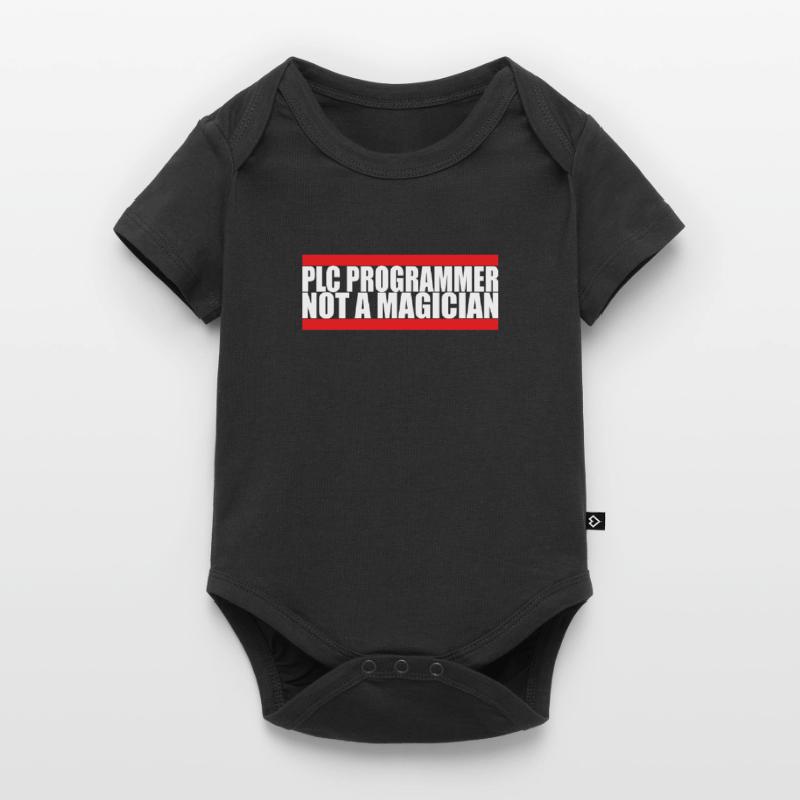 PLC Programmer No Magician Engineering Nerd Baby Premium short-sleeve bodysuit