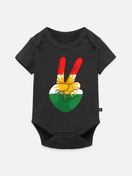 Kurdistan - Baby Premium short-sleeve bodysuit - black