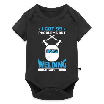 Welders weld metal locksmiths - Baby Premium short-sleeve bodysuit - black - Front